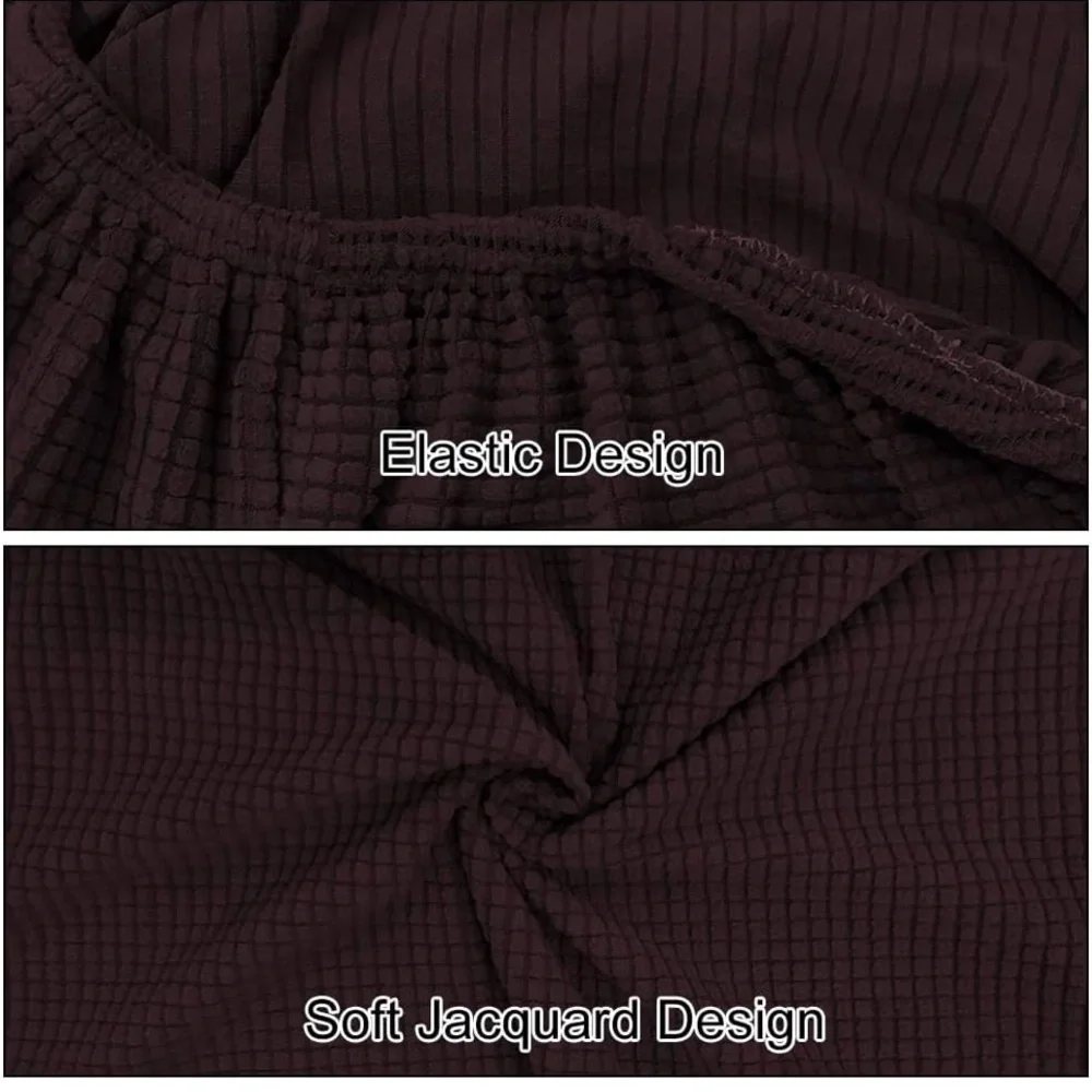 Sophisticated Dark Brown Chair Cover